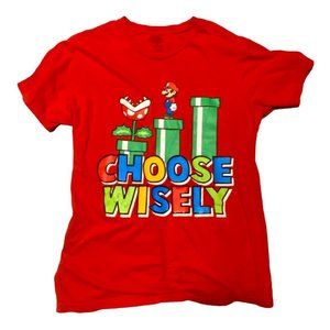 Vintage Super Mario Bros. T-Shirt - M - Official